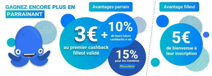 code parrainage poulpeo programme